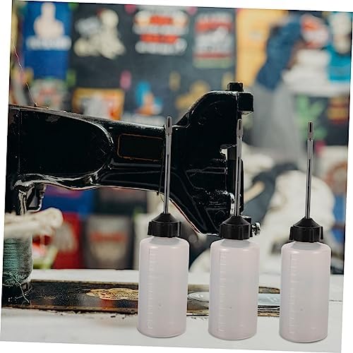 5-Piece Oil Can Dispenser Set with Iron Mouth Replaceable Brush