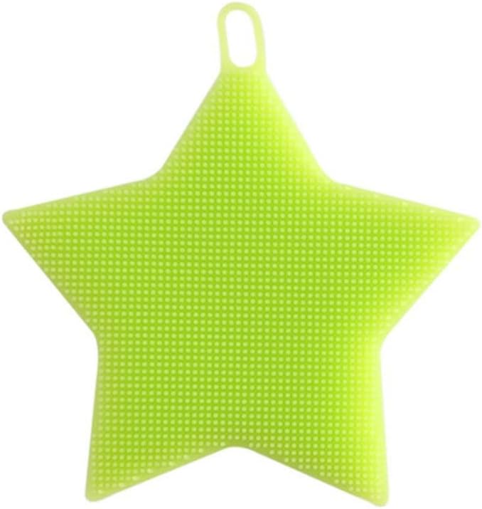 Star-Shaped Silicone Dish Brush Cleaning Tool