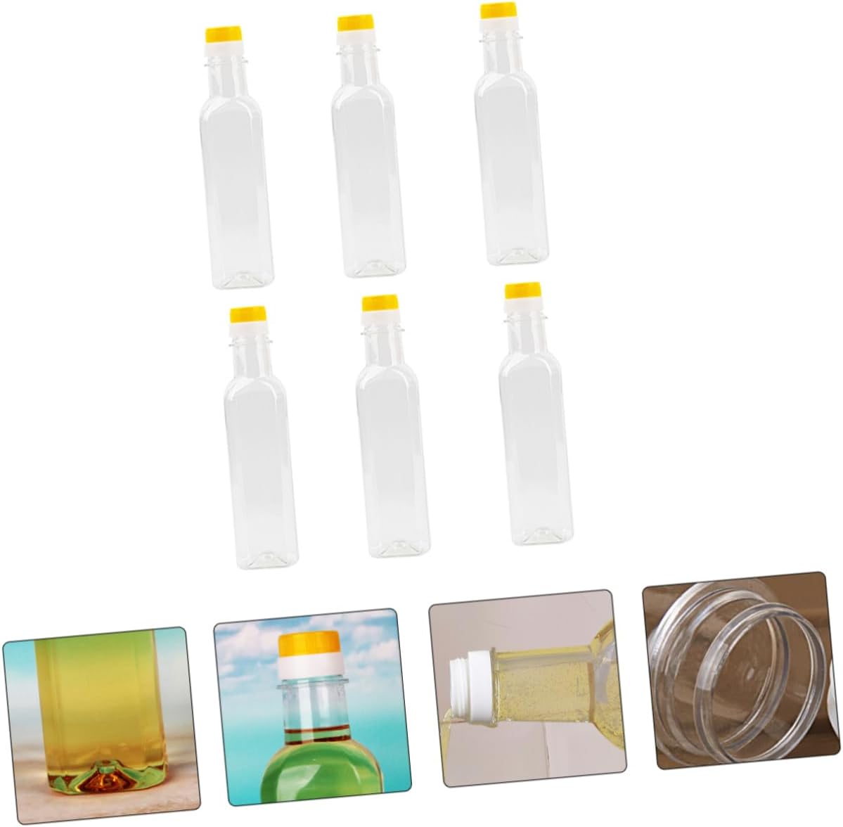 HOLIDYOYO 500ml Kitchen Oil Dispenser Bottles Set of 6