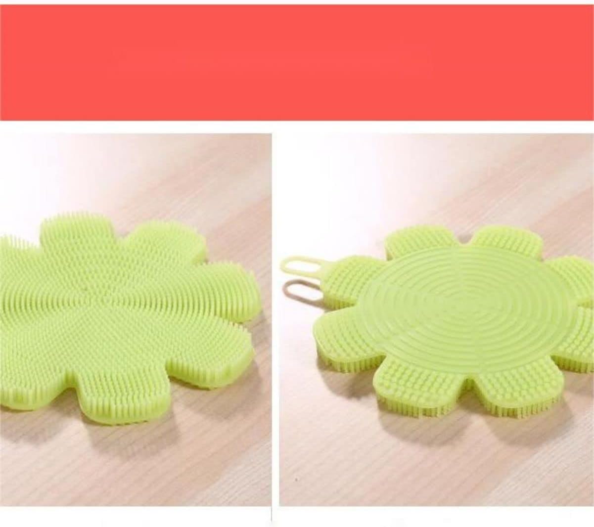 Star-Shaped Silicone Dish Brush Cleaning Tool