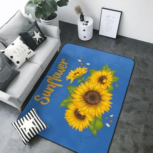 Sunflower Non-Slip Floor Mat - Home Kitchen