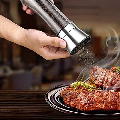 Chelory Salt Pepper Mill Set - Premium Adjustable