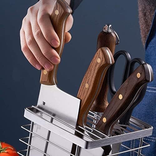 Sturdy Kitchen Knife Holder - Durable 304 Steel Design