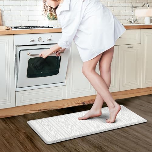 FRESHMINT Boho Kitchen Mat 173x39 Non-Slip Mat