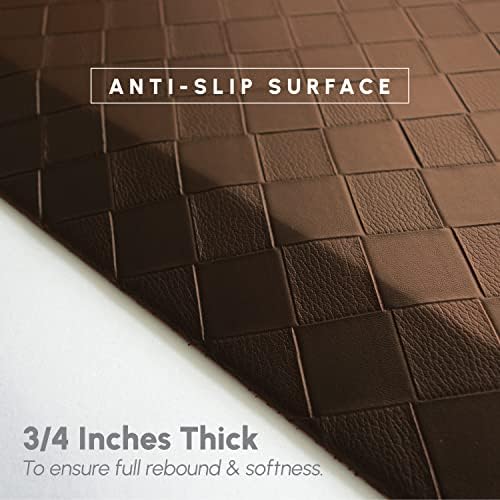 Extra Thick Memory Foam Kitchen Mat for Standing Comfort