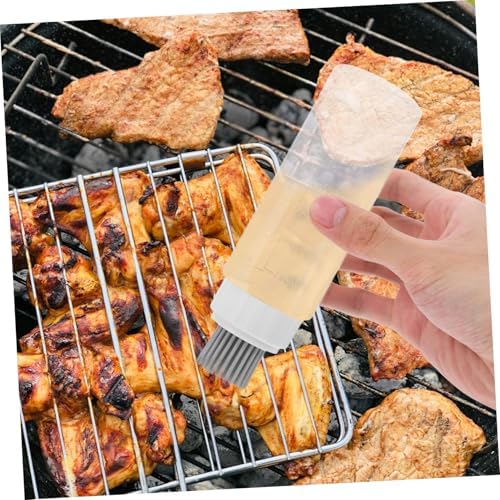 175ml Transparent Silicone Kitchen Condiment Bottles Set of 2