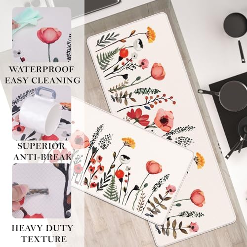 Colorful Kitchen Mat Set