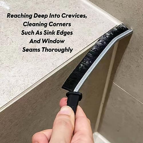 3-Piece Hard Bristle Crevice Cleaning Brush Set USA