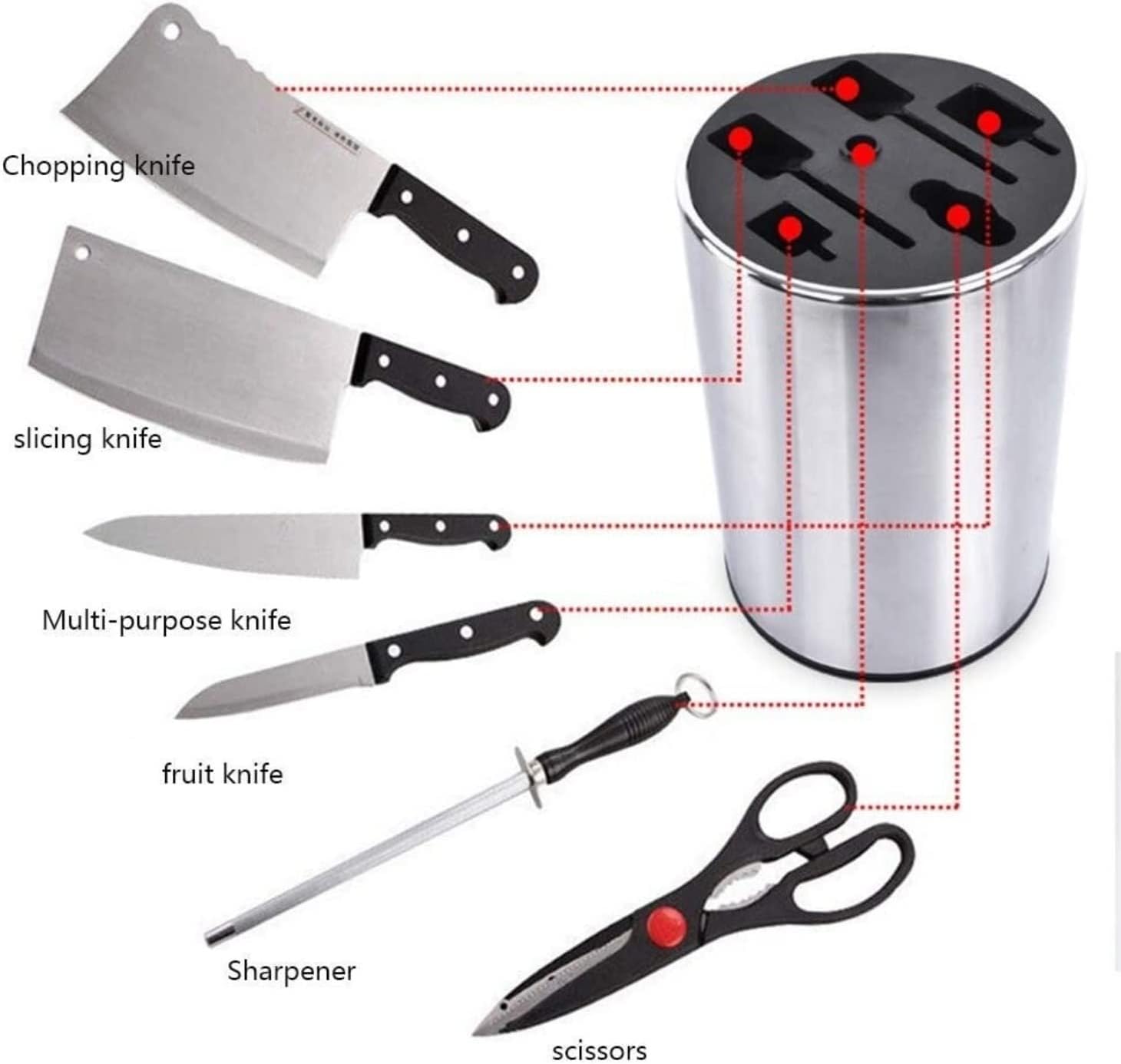 Stainless Steel Kitchen Knife Holder
