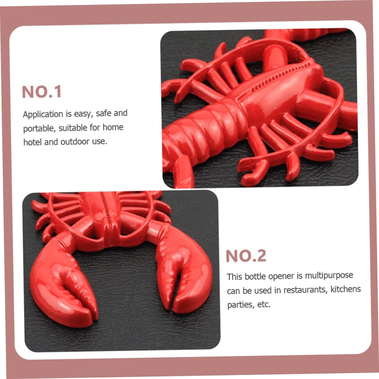 3-Piece Crawfish Bottle Opener Catcher