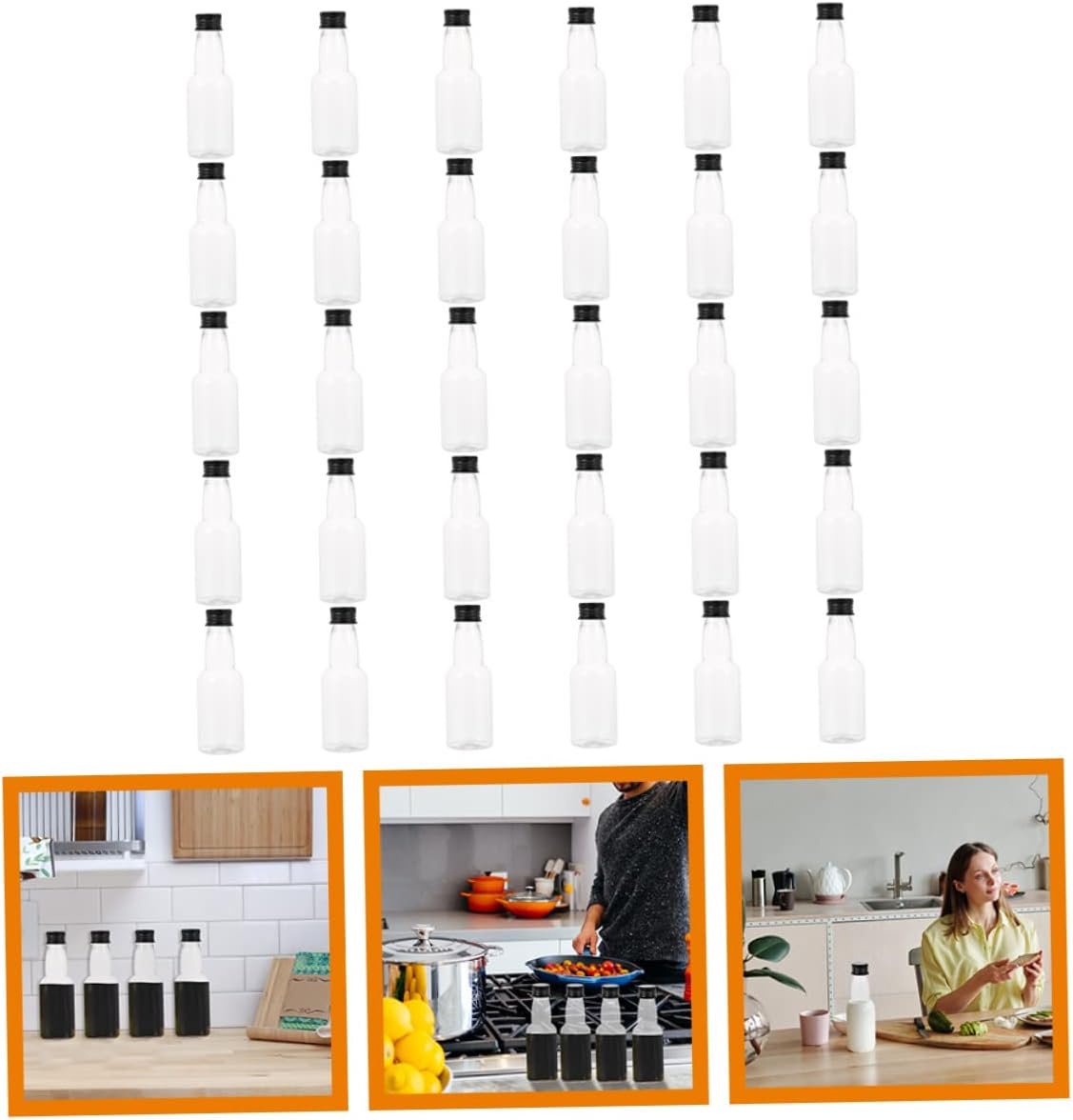 Mini Plastic Storage Bottles