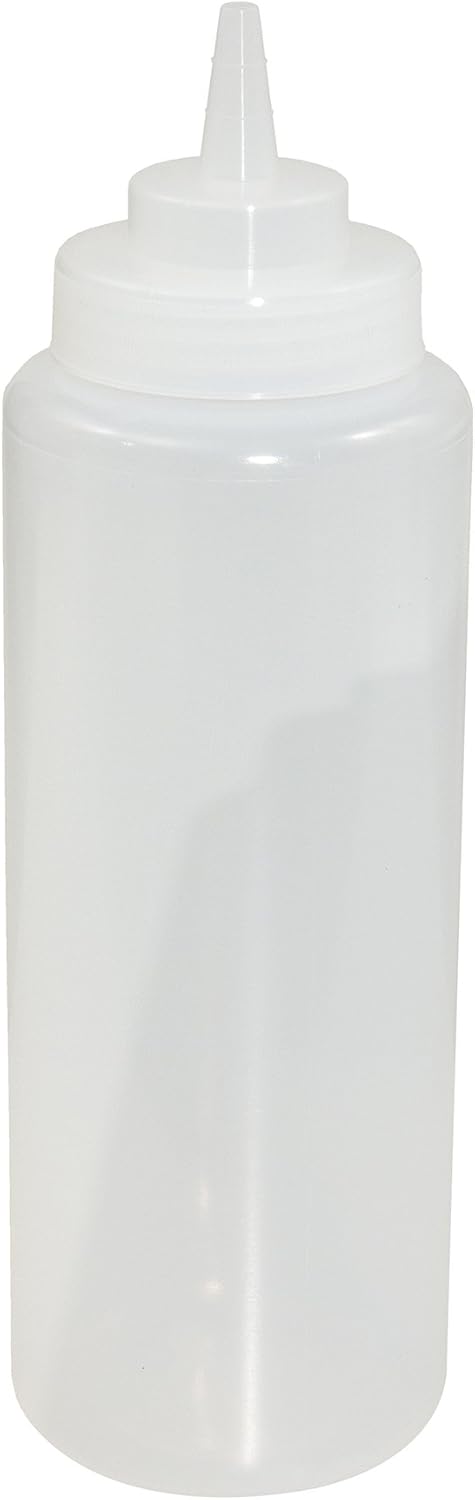 Crestware SB32CW Squeeze Bottle 32 oz Clear 1 Dozen