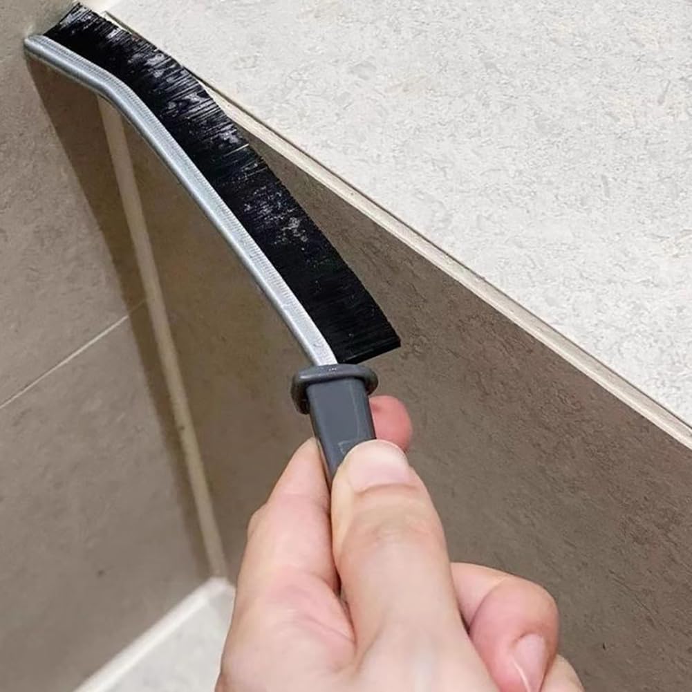 Curvaceous Corner Cleaning Brush with Rings Beige
