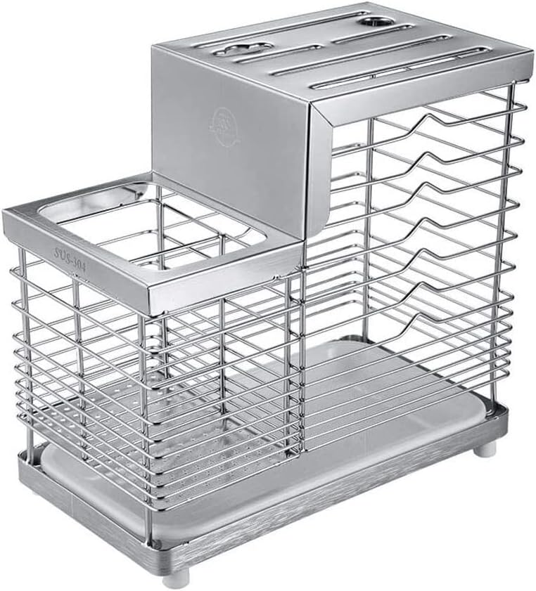 Sturdy Kitchen Knife Holder 304 Stainless Steel Block