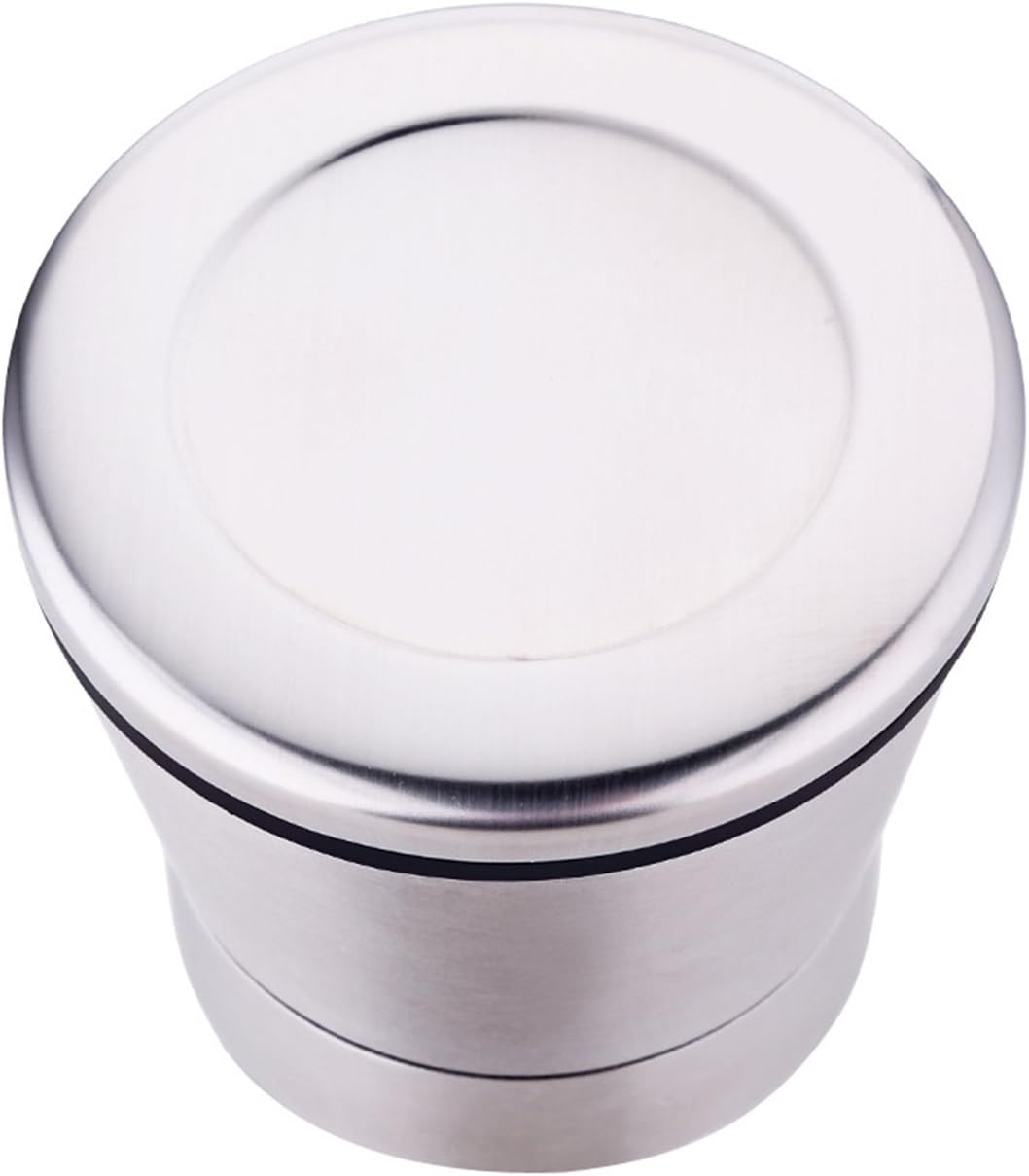 BlueSnail Stainless Steel Manual Salt Pepper Grinder Glass Cone Silver