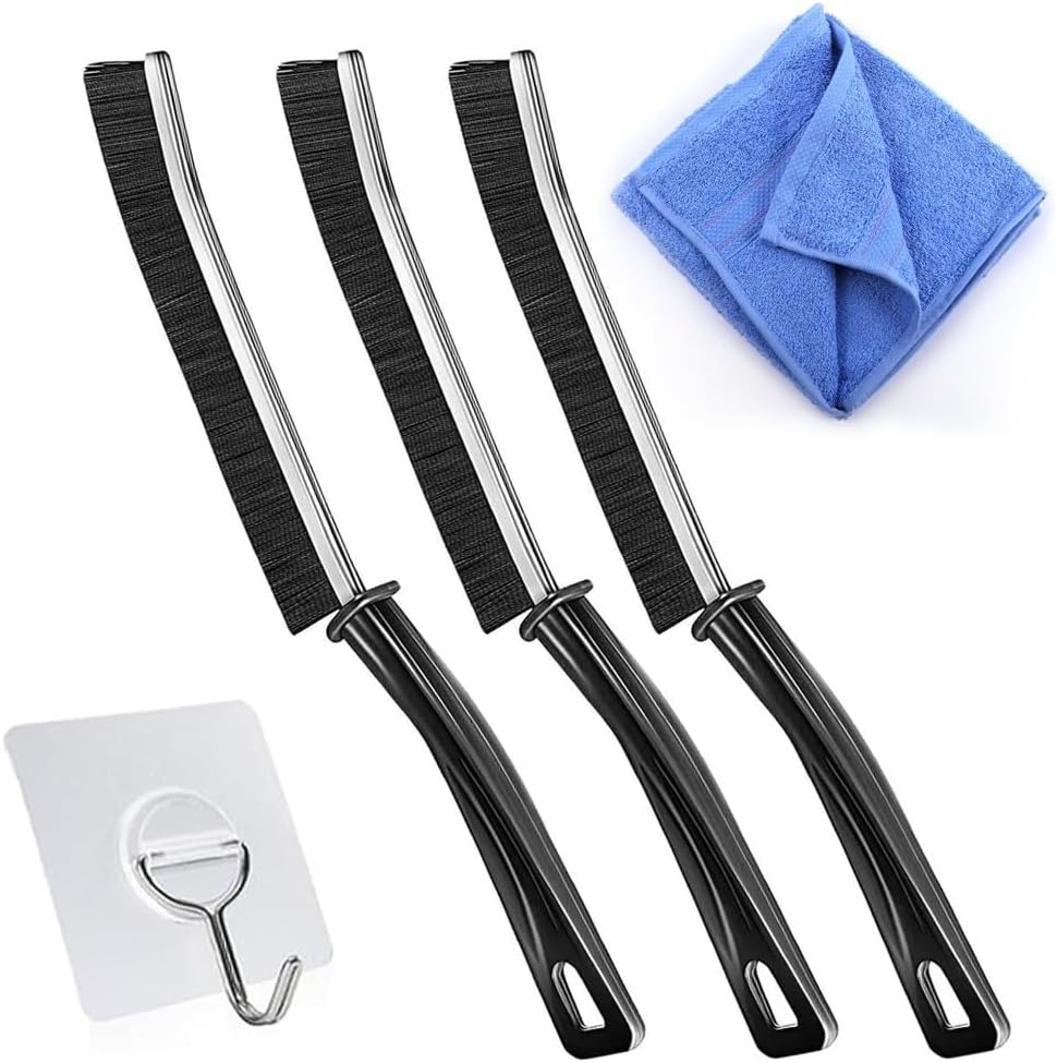 Guardian of the Grout Hard-Bristle Crevice Cleaning Brush Set