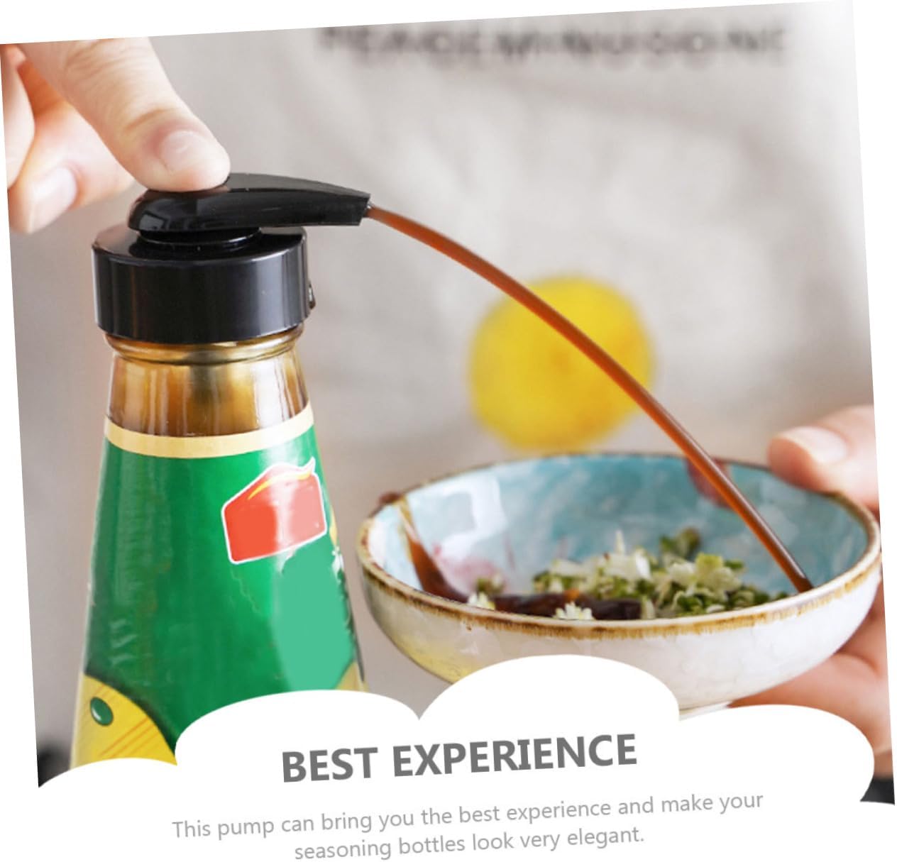10-Pack Highlighted Oyster Sauce Dispenser Set