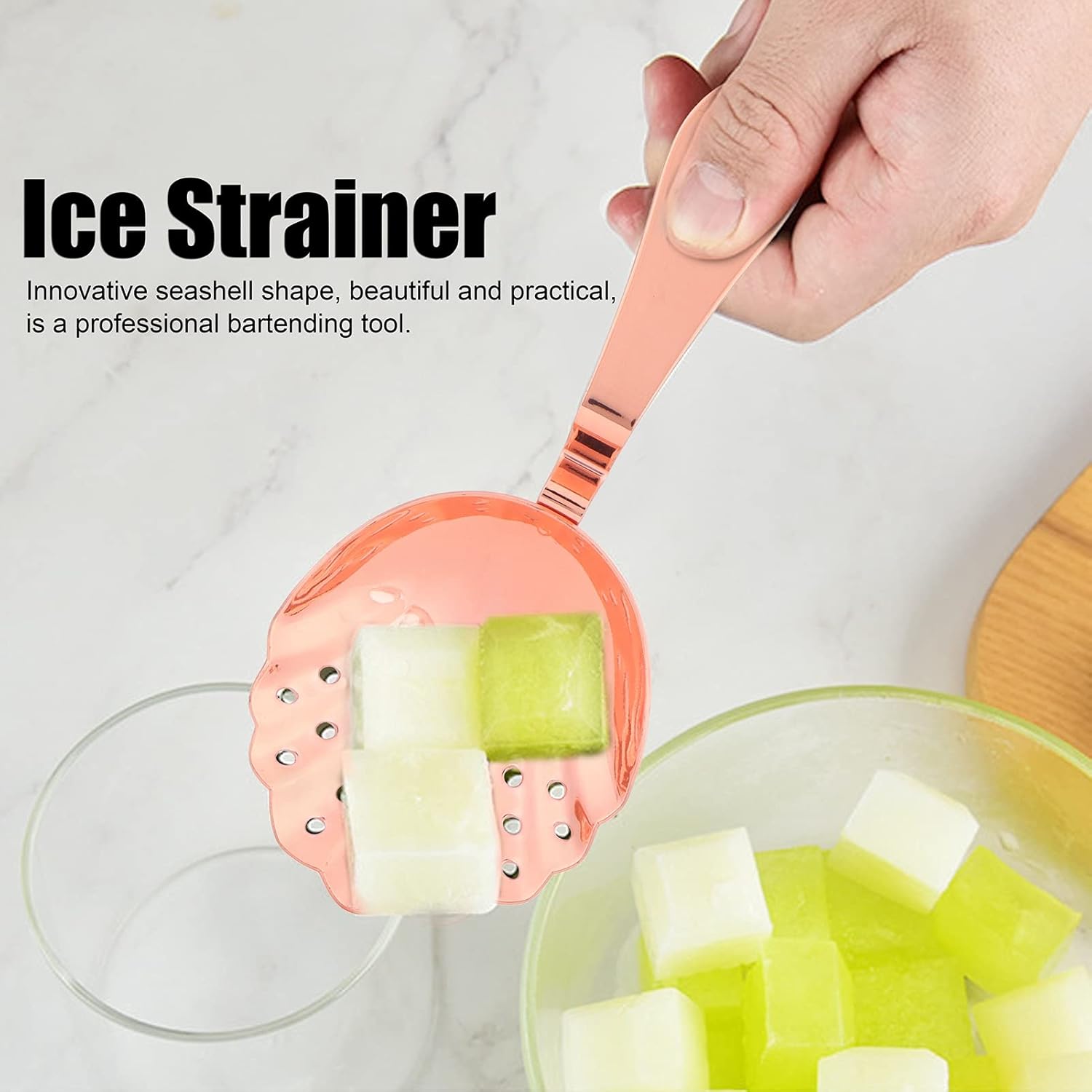 Elegantly Designed Stainless Steel Julep Strainer for Professional Bartending