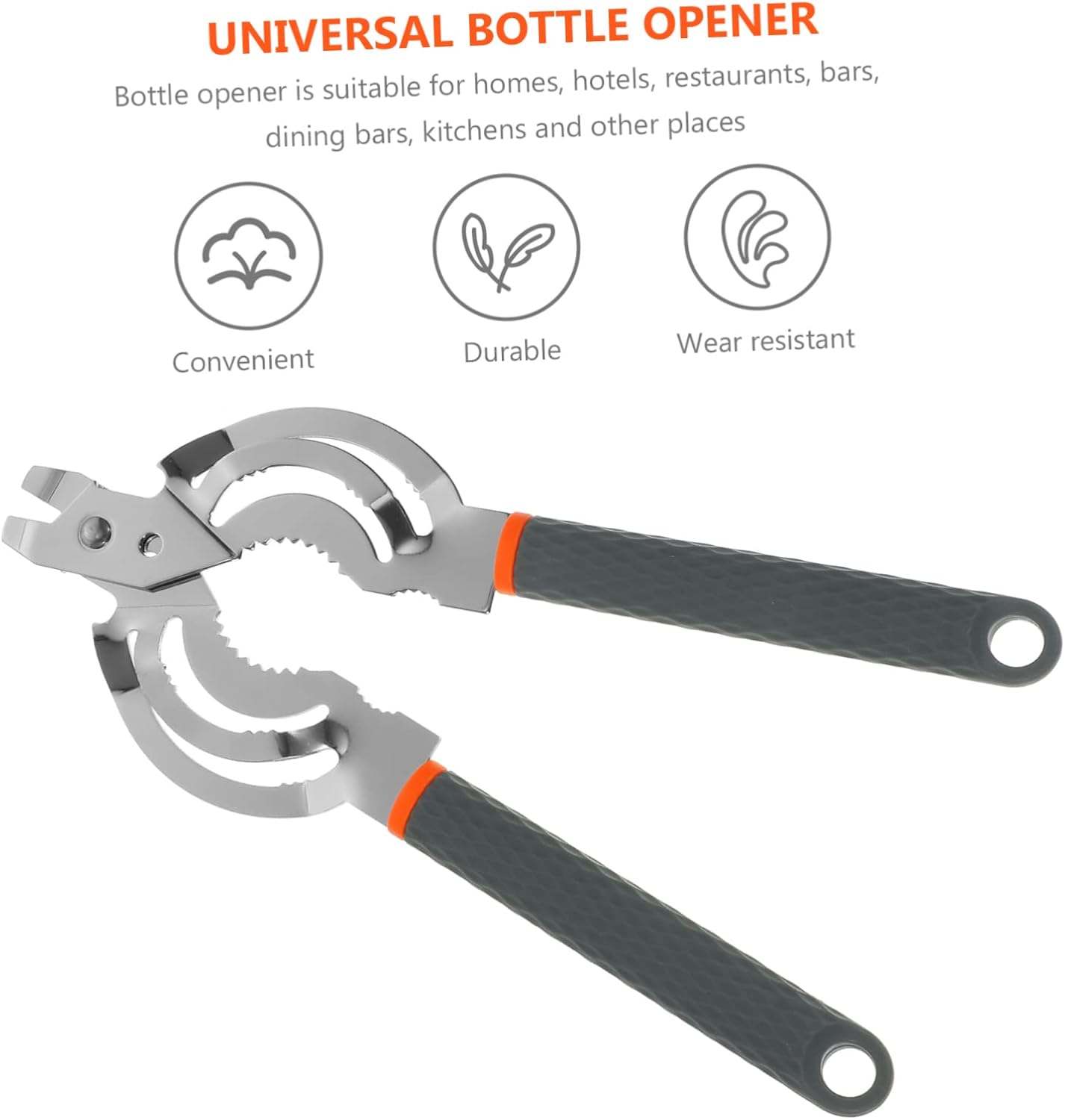 VOSAREA 2-Piece Screw Cap Bottle Opener Set