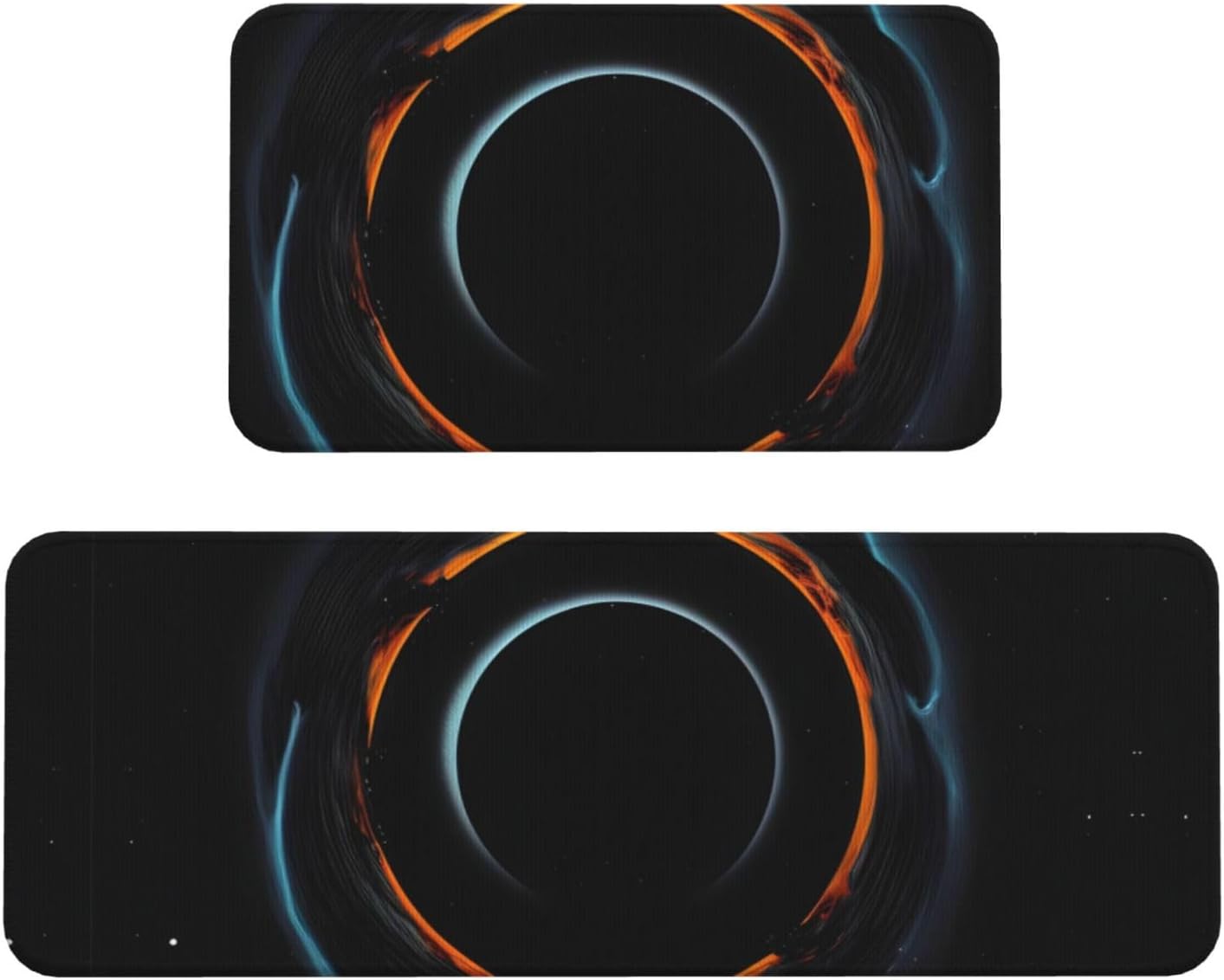 Mysterious Cosmic Black Holes Print Kitchen Mats