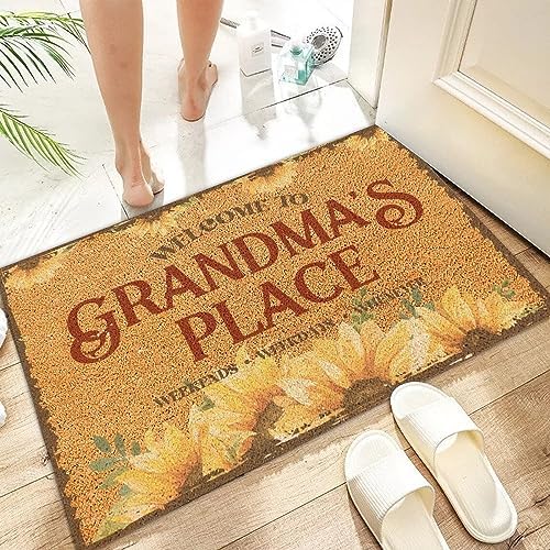 Welcome to Grandmas Place Coir Fiber Entry Mat