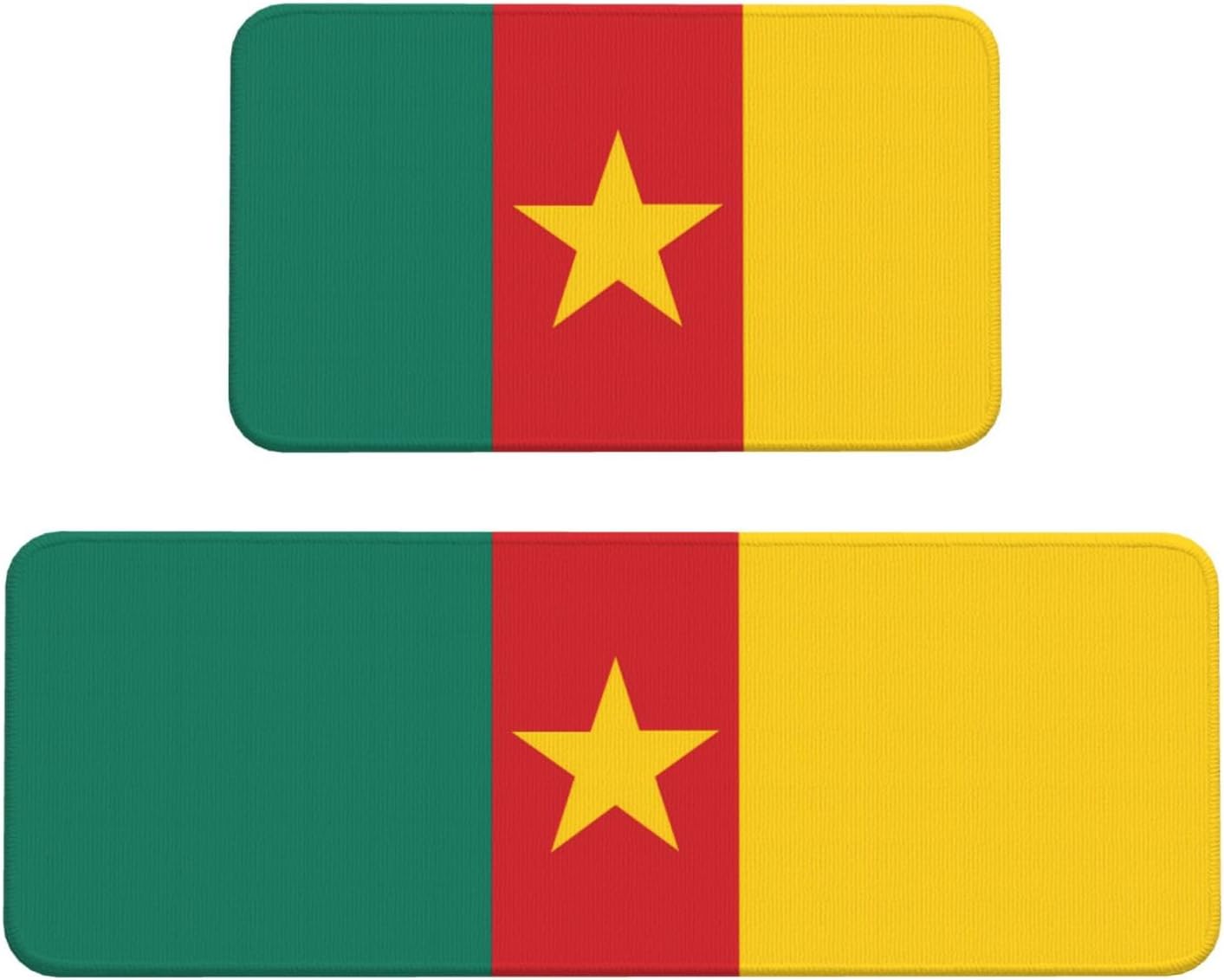 Cameroon Flag Kitchen Mats
