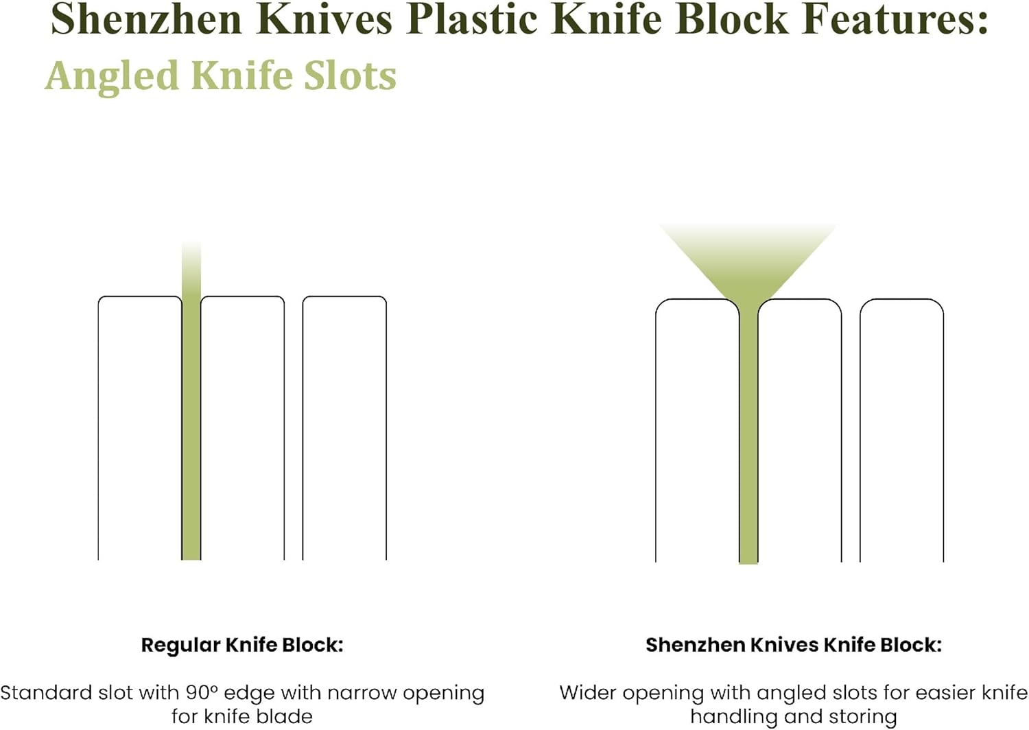 Space-Saving 11-Slot Knife Organizer for Kitchen Drawers