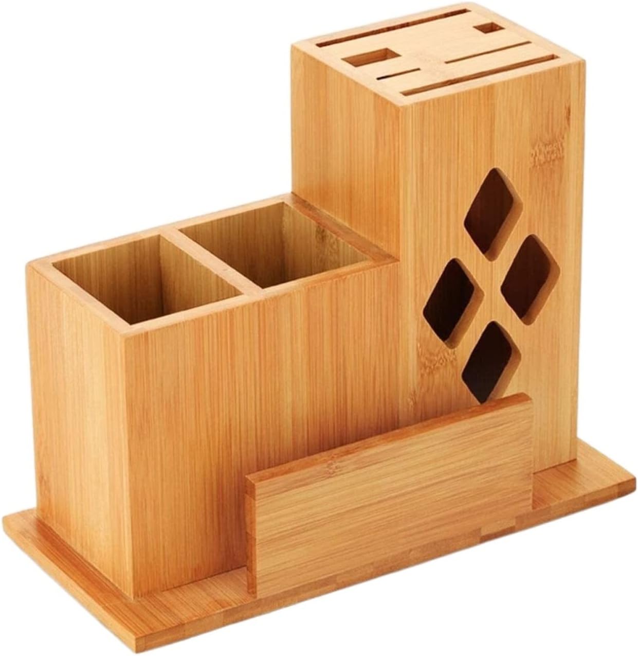 Bamboo Kitchen Knife Holder for Counter