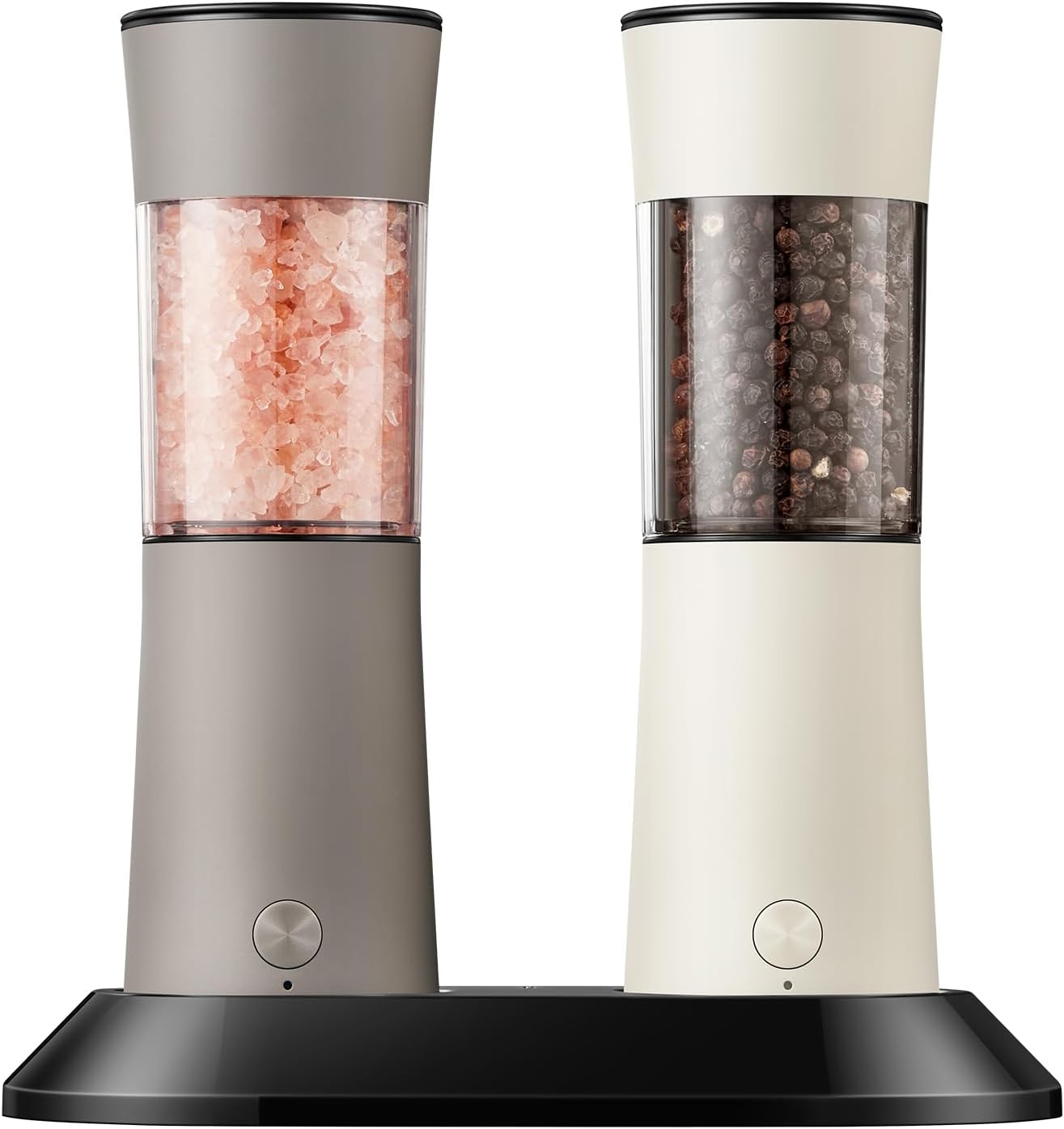 Ergonomic Salt and Pepper Grinder Set