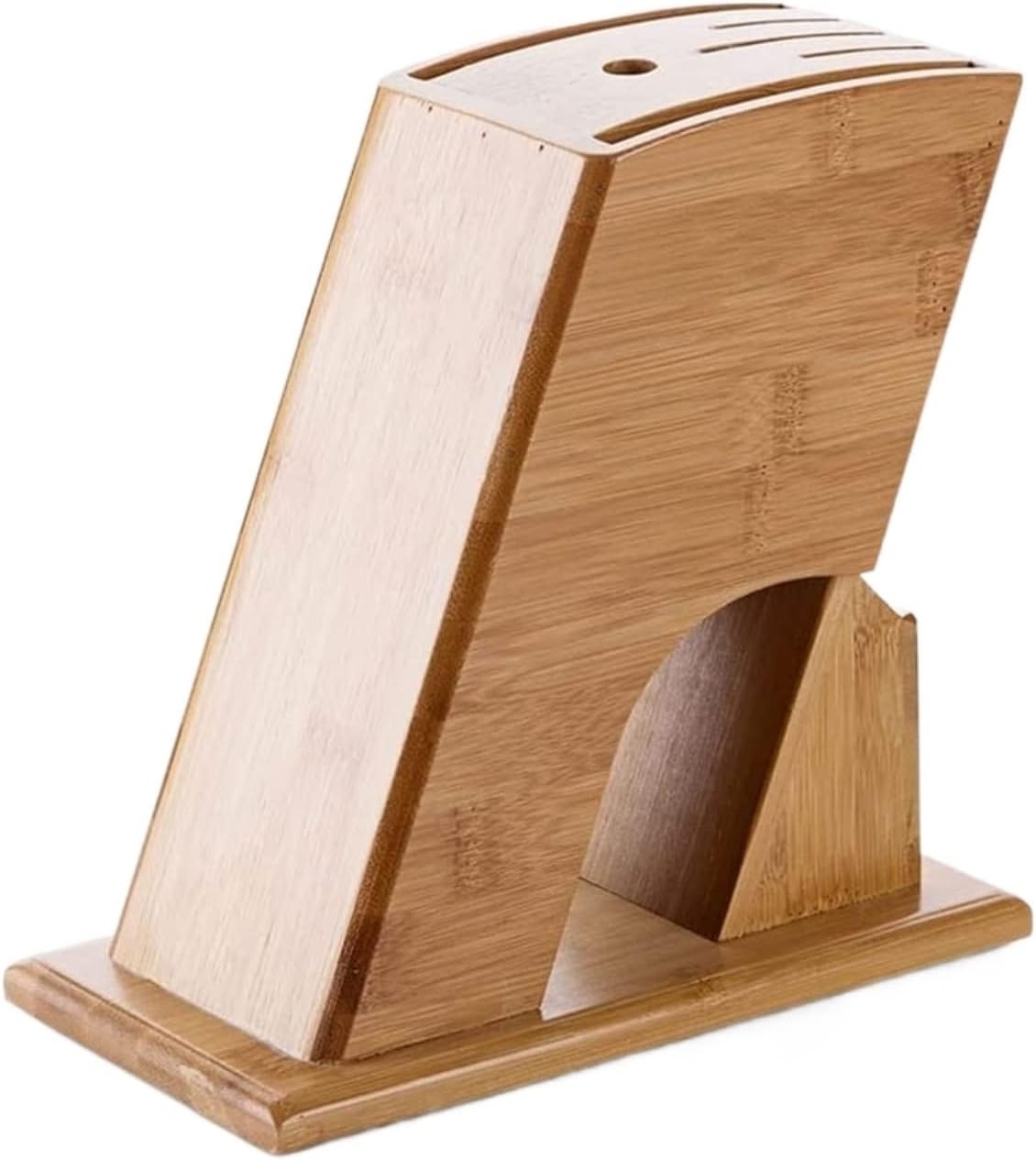 Zaego Bamboo Kitchen Knife Holder Block