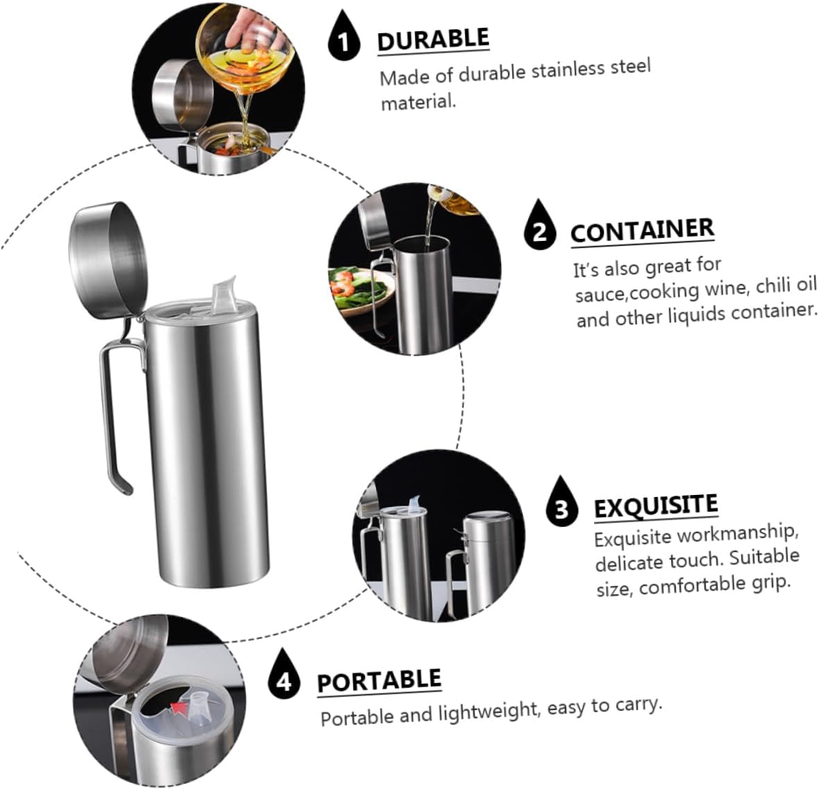 Stainless Steel Oil Dispenser