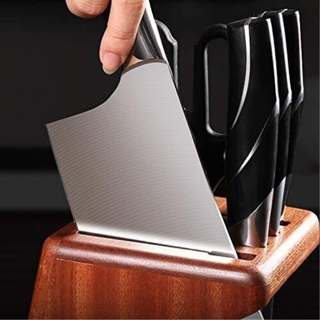 High-Quality Wooden Kitchen Knife Holder