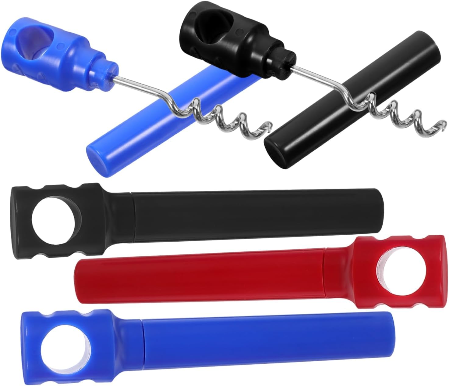 Effortlessly Open Bottles Complete Portable Wine Opener Set 5pcs