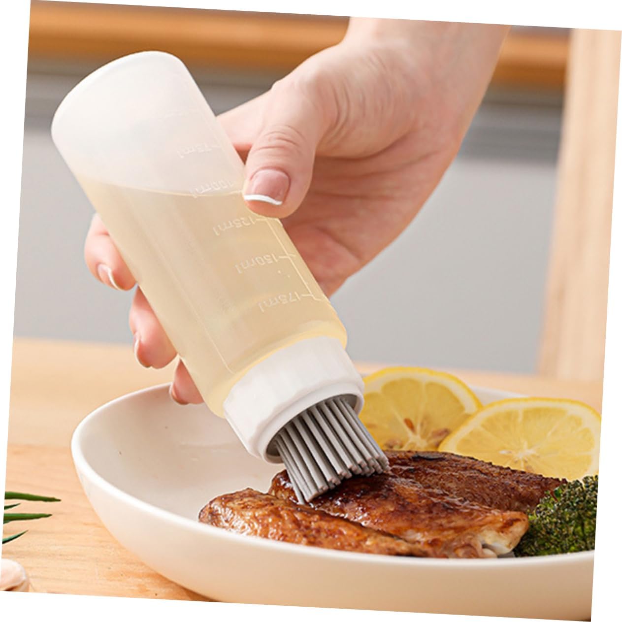 Precision Oil Dispenser Silicone Bottle for Kitchen Use
