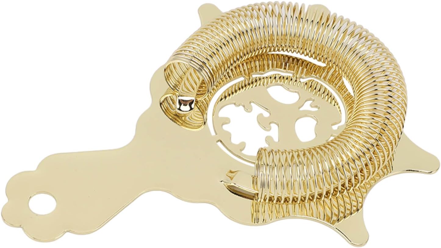 Multifunctional Detachable Professional Bar Strainer for Bartenders Gold