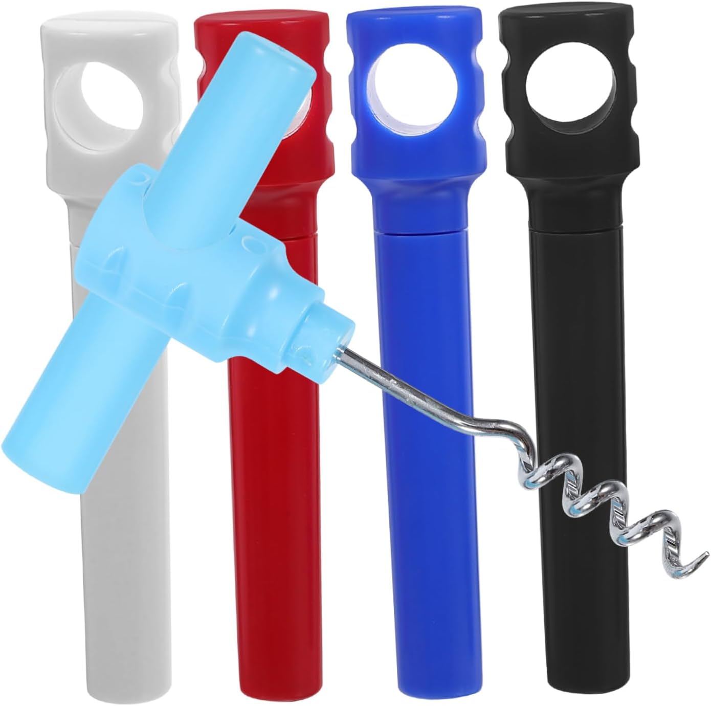 Effortlessly Open Bottles Complete Portable Wine Opener Set 5pcs