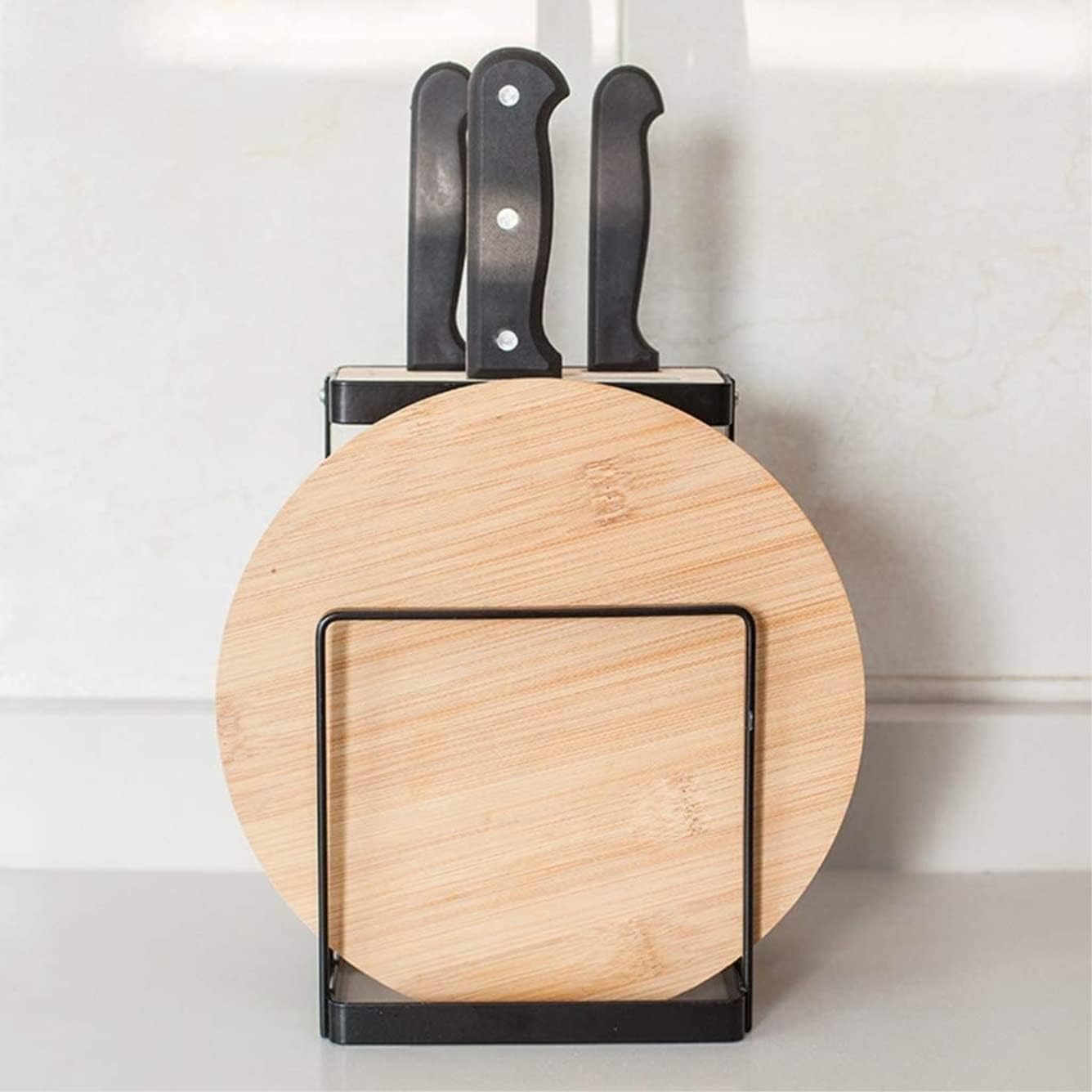 Sturdy Metal Knife Block for Kitchen Storage
