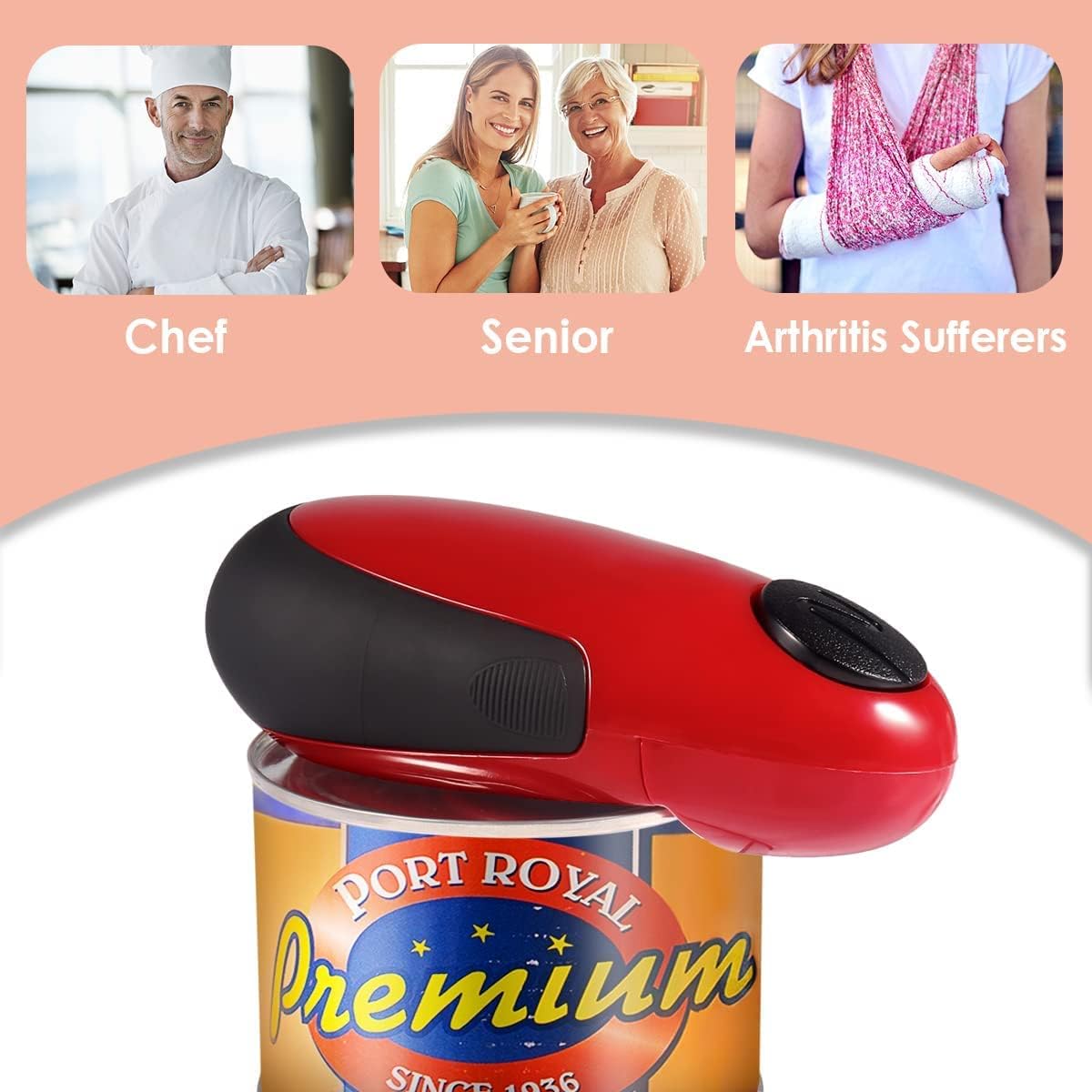 Advanced Professional Electric Can Opener Dismantle Smooth Operation