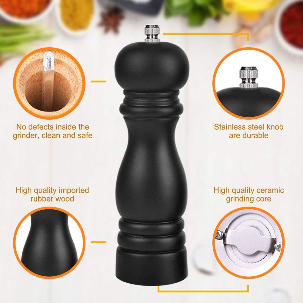 Premium Salt and Pepper Grinder Set