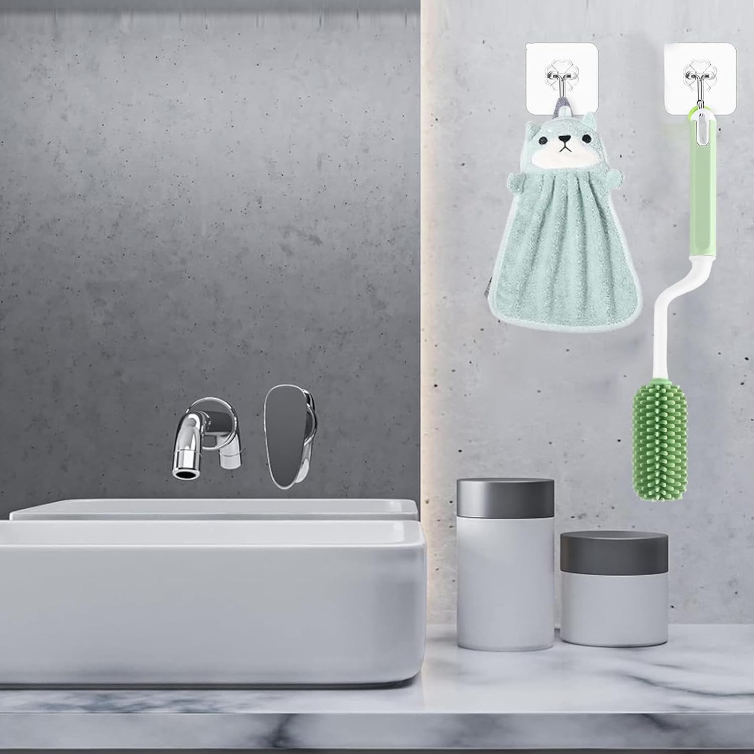 Silicone Bottle Brush Set for Easy Cleaning