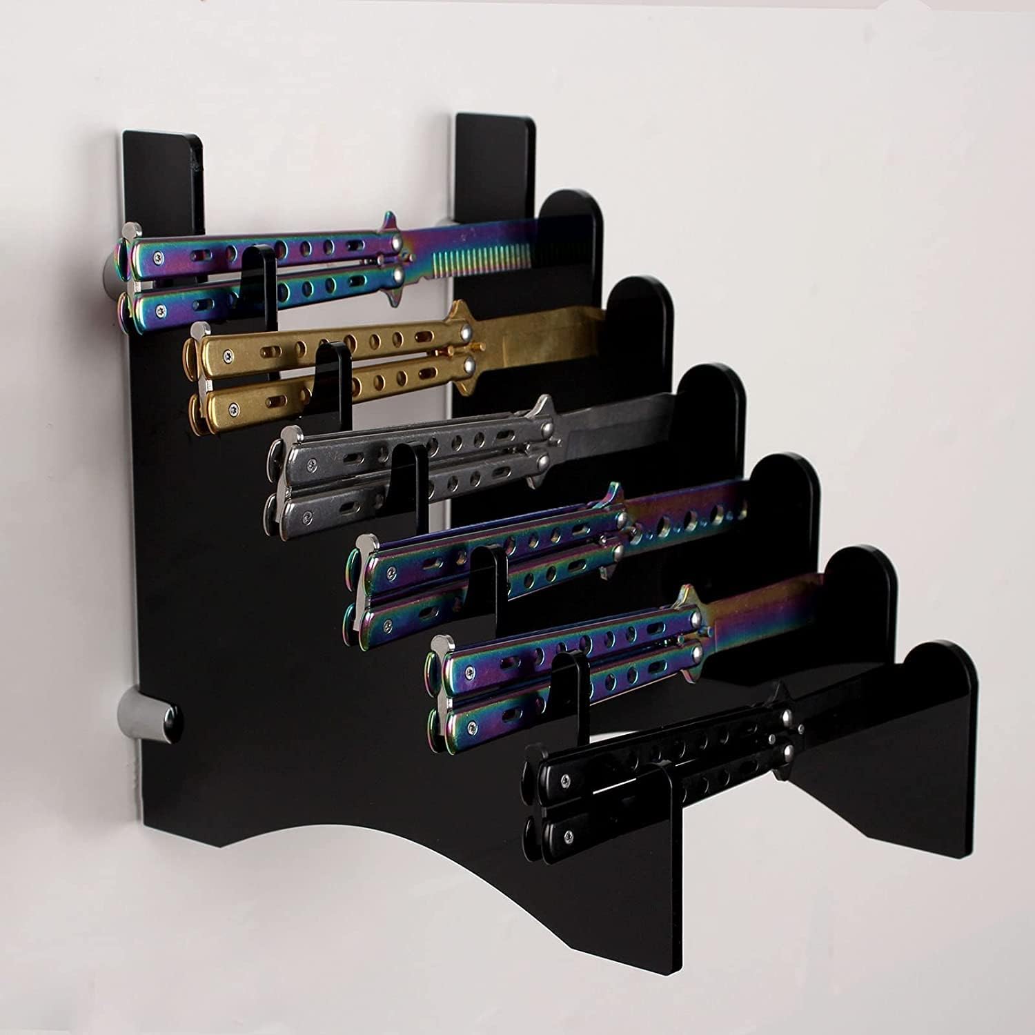 HHUXIUE Acrylic Knife Rack - Storage Display Stand