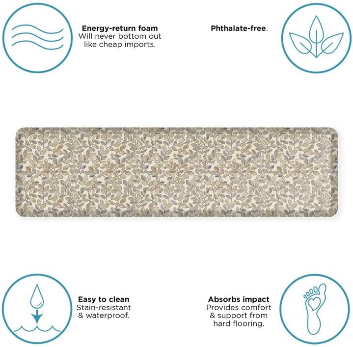 GelPro Designer Comfort 34 inch thick anti-fatigue kitchen floor mat