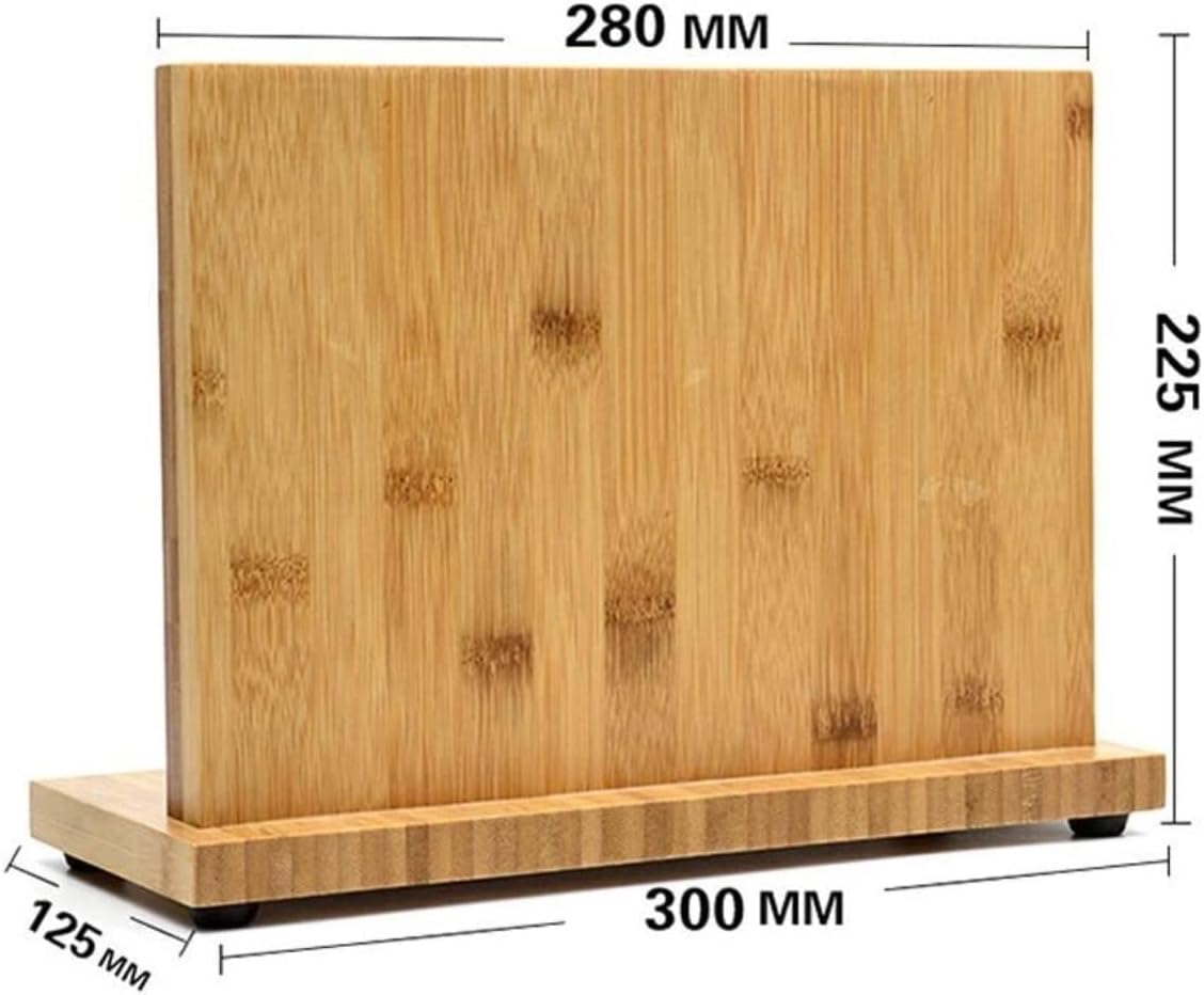 Sturdy Bamboo Knife Block