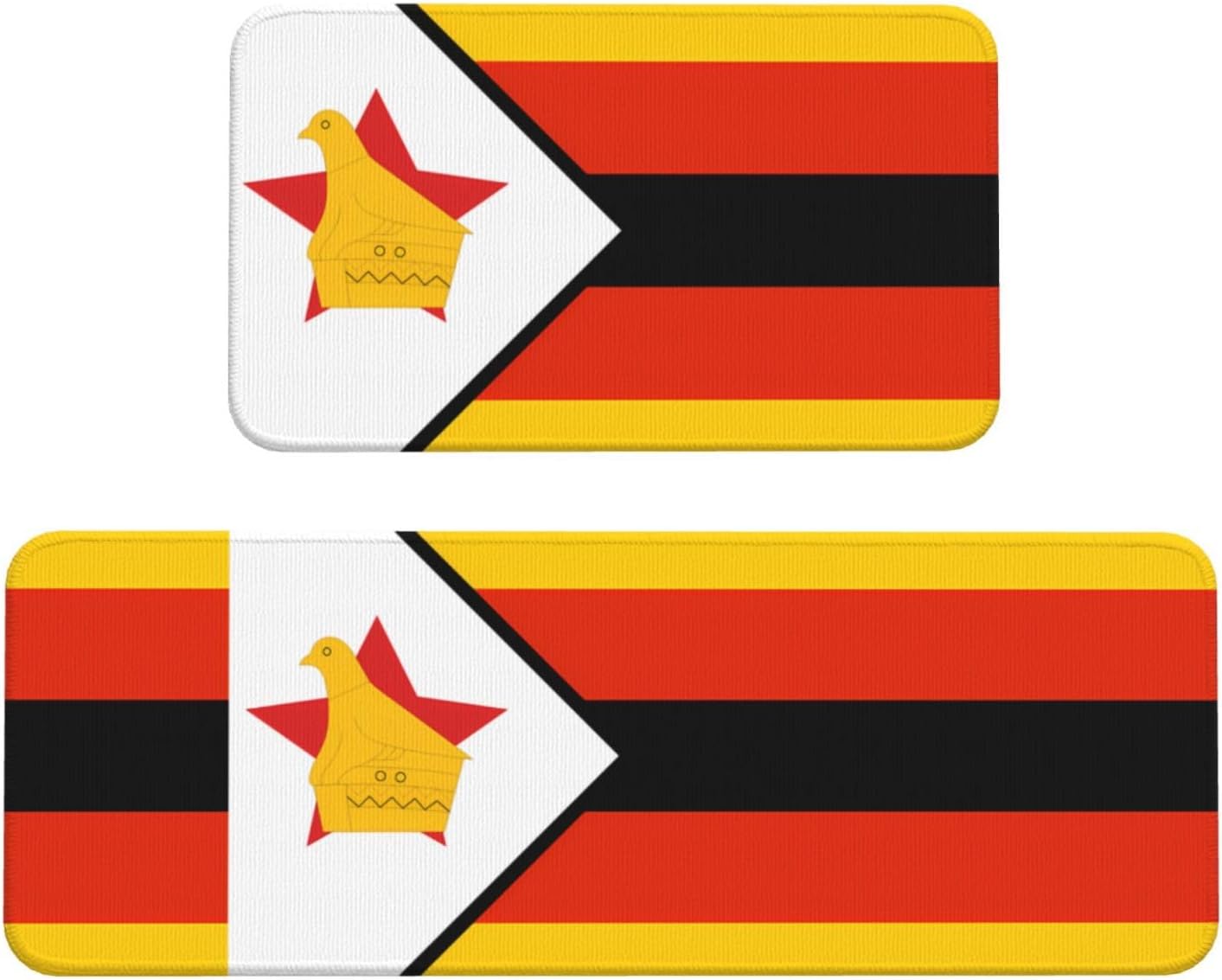 Zimbabwe Flag Kitchen Mats