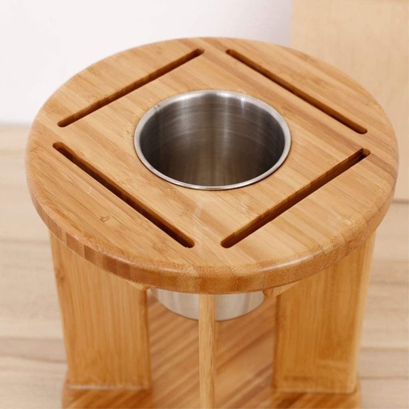 Rutavm Bamboo Kitchen Knife Holder