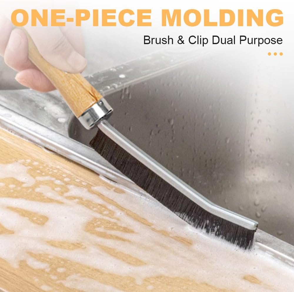 Efficient Crevice Cleaning Brush Set for Tile and Bathroom Cleaning