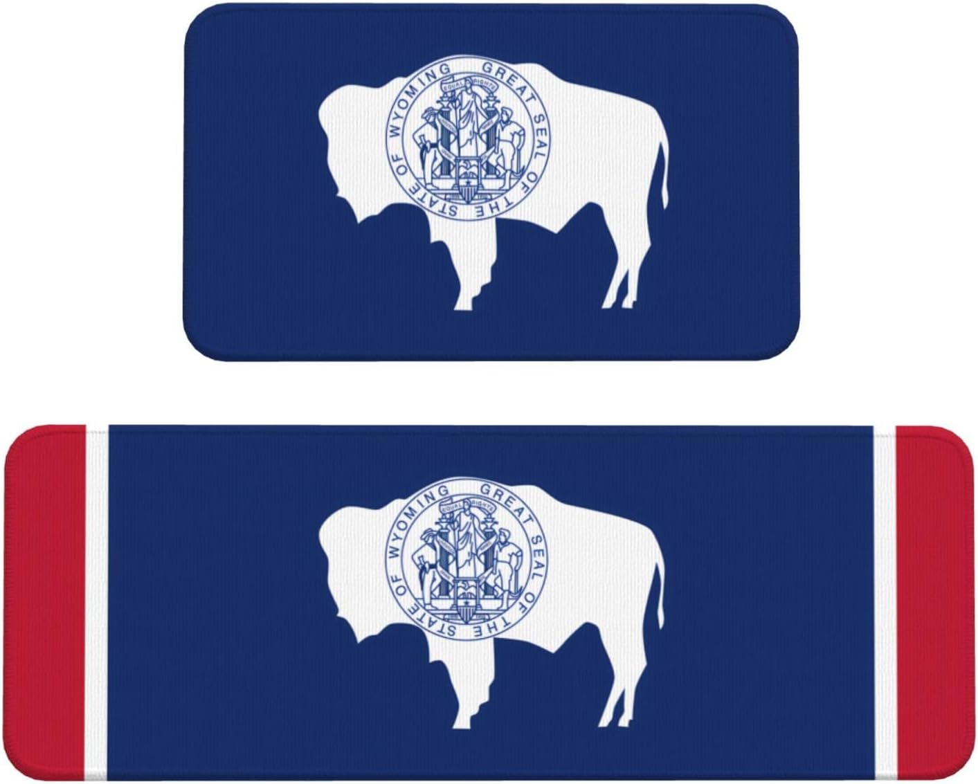 Comfort Durable Wyoming State Flag Kitchen Mats