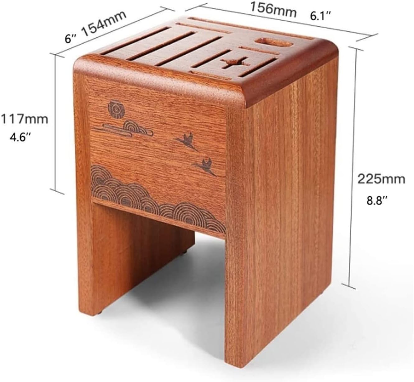 Wood Knife Holder