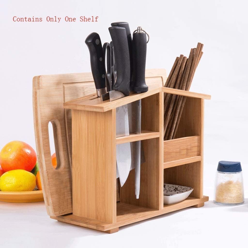 ZAEGO Bamboo Knife Holder Space-Saving Storage
