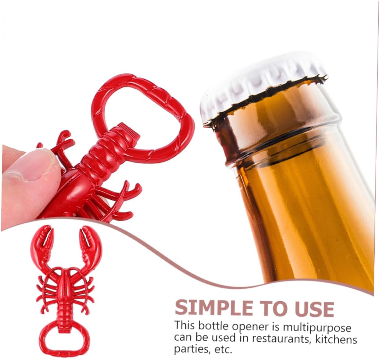 3-Piece Crawfish Bottle Opener Catcher